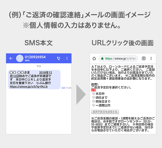 メッセージ ショート