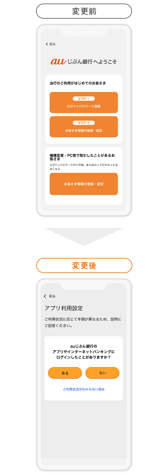 じぶん銀行アプリ】アプリ利用設定画面のデザインを変更いたします | auじぶん銀行