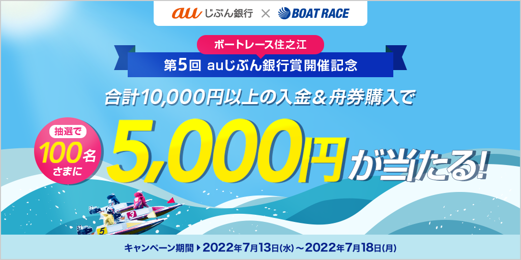 ボートレースキャンペーン | auじぶん銀行