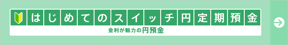 はじめてのスイッチ円定期預金