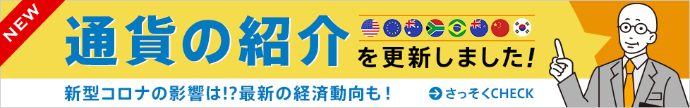 NEW 通貨の紹介を更新しました