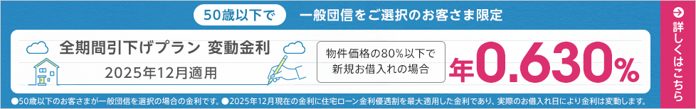全期間引下げプラン変動金利