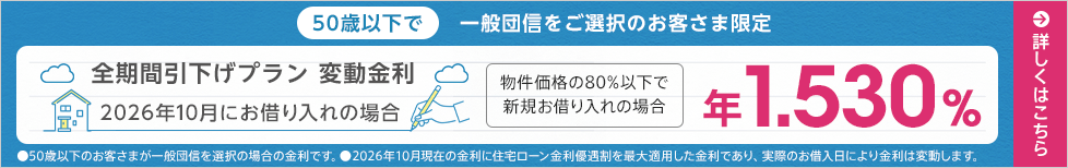全期間引下げプラン 変動金利