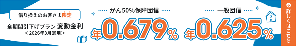 借り換えのお客さま限定