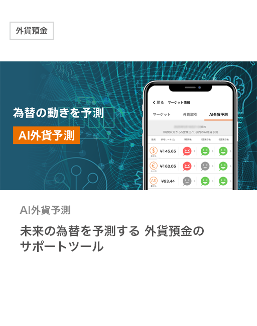 AI外貨予測