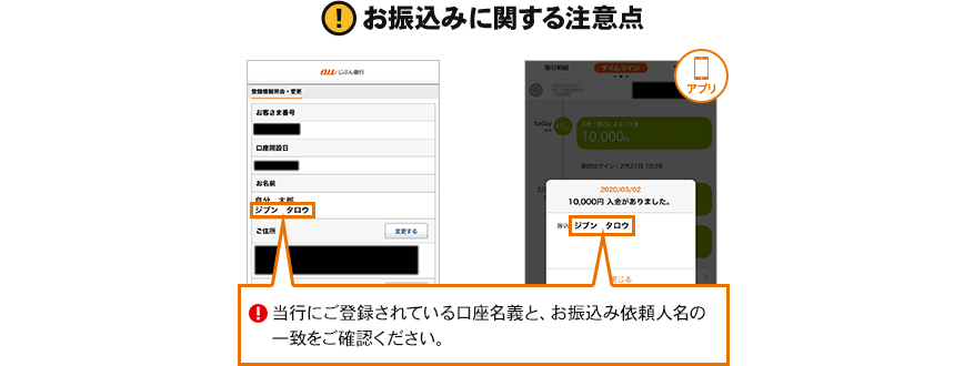 [図]お振込みに関する注意点