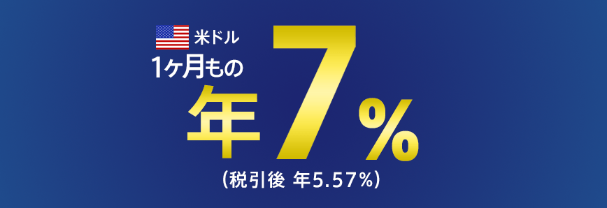 米ドル1ヶ月もの