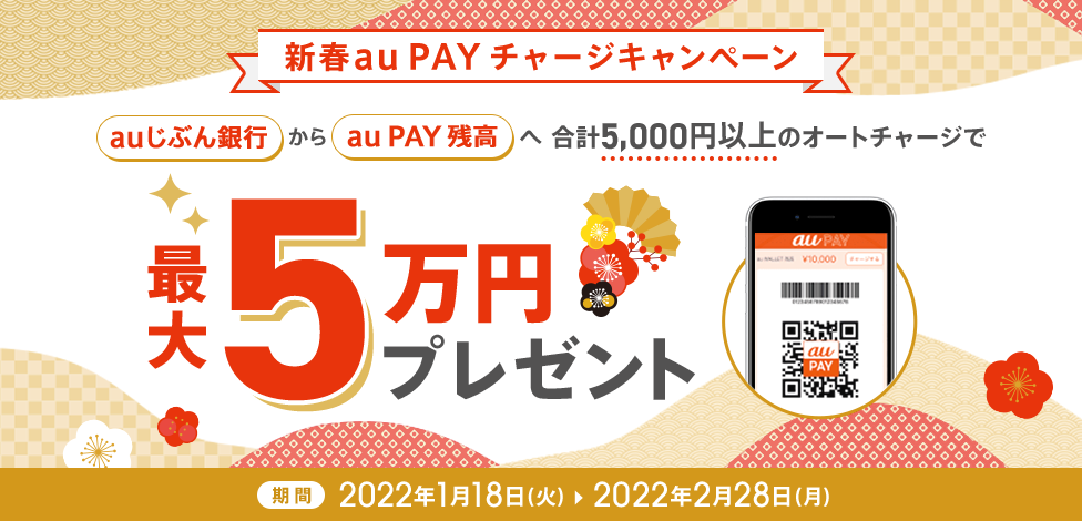 新春au PAY チャージキャンペーン