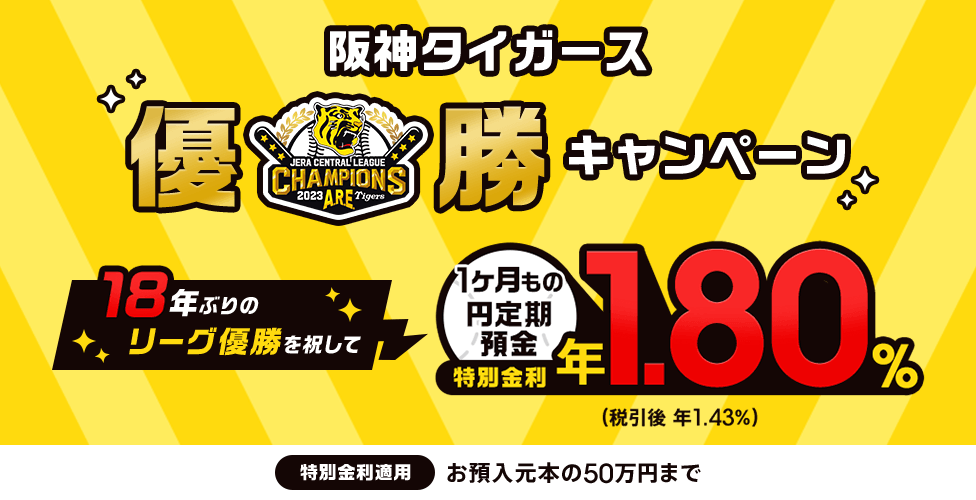 阪神タイガース優勝キャンペーン