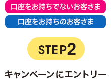 STEP2 キャンペーンにエントリー