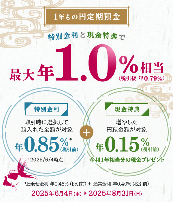 夏の特別金利キャンペーン | auじぶん銀行