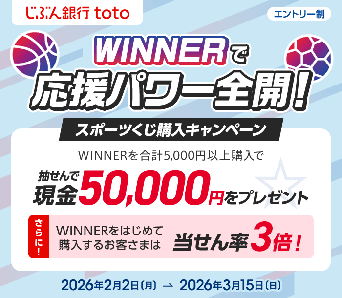 WINNERキャンペーン実施中！ | auじぶん銀行