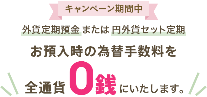 春の為替手数料0銭キャンペーン | auじぶん銀行