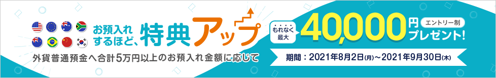 最大4万円プレゼント