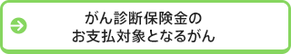 がん診断保険金のお支払対象となるがん