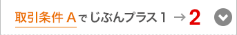 取引条件Aでじぶんプラス1→2