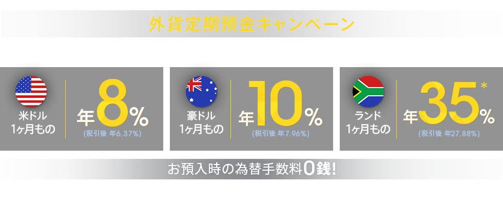 外貨定期預金キャンペーン