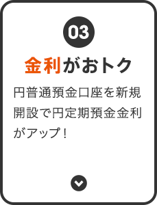 金利がおトク