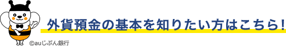 外貨預金の基本を知りたい方はこちら！