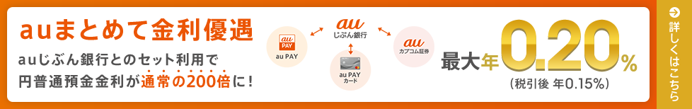auまとめて金利優遇