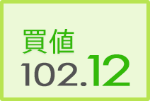 買値 102.12