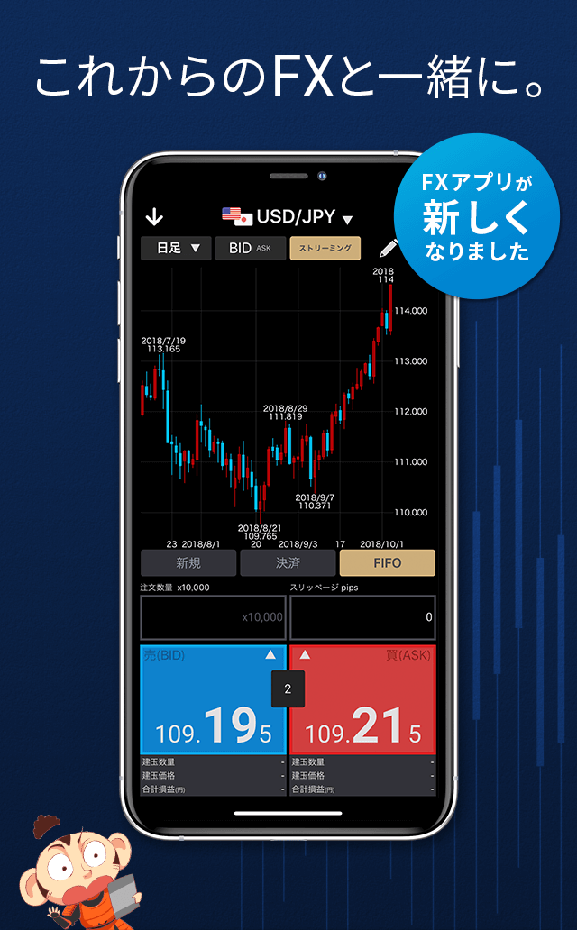 Fx新アプリ紹介 アプリ ツール じぶん銀行fx Auじぶん銀行