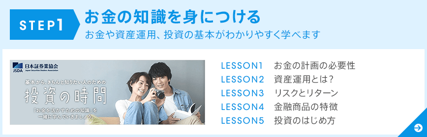 STEP1 お金の知識を身につける