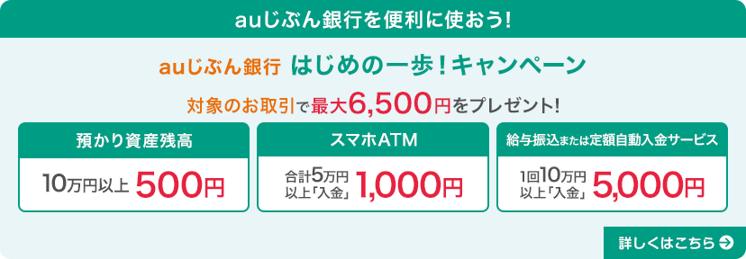 auじぶん銀行を便利に使おう！