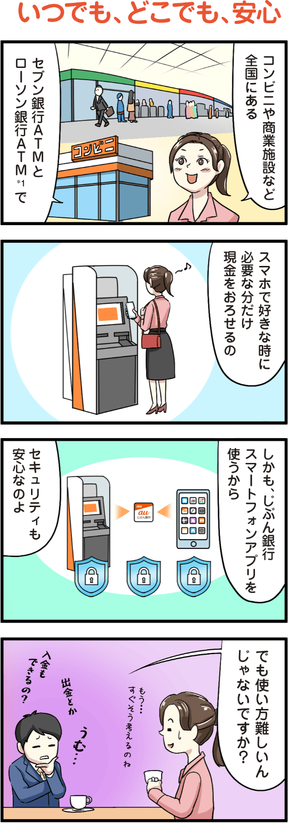 いつでも、どこでも、安心