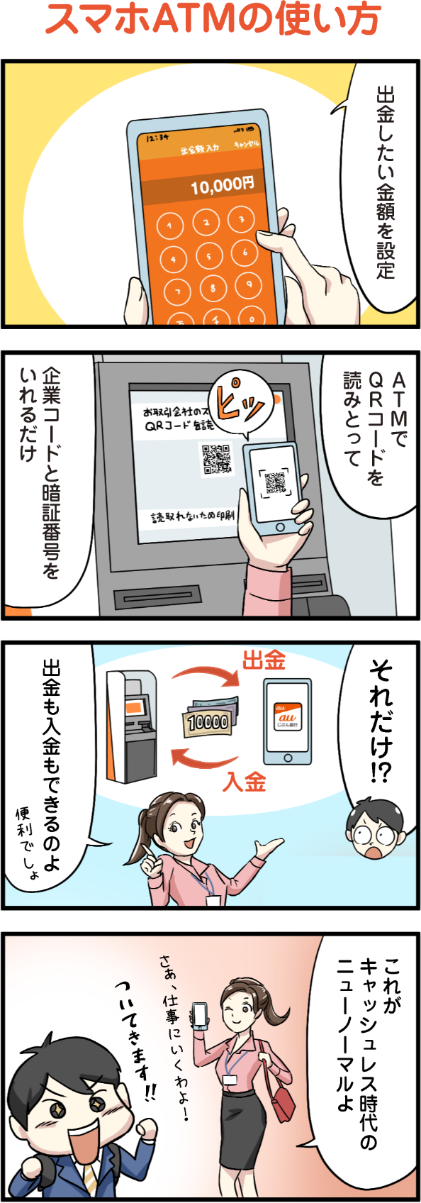 スマホATMの使い方