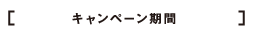 キャンペーン期間