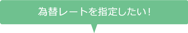 為替レートを指定したい！