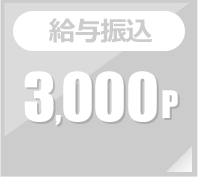 給与振込 3,000p