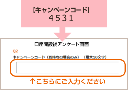 キャンペーンコード4531