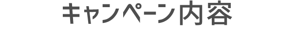 キャンペーン内容